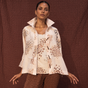 Loose drop side shirt roll back sleeve