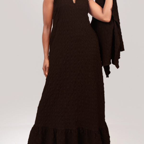 Sleeveless maxi dress