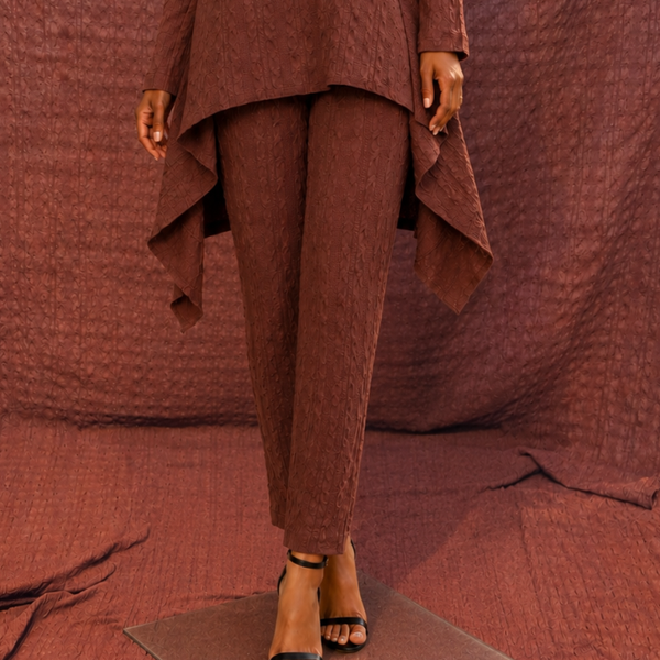 Cigarette pant side slits